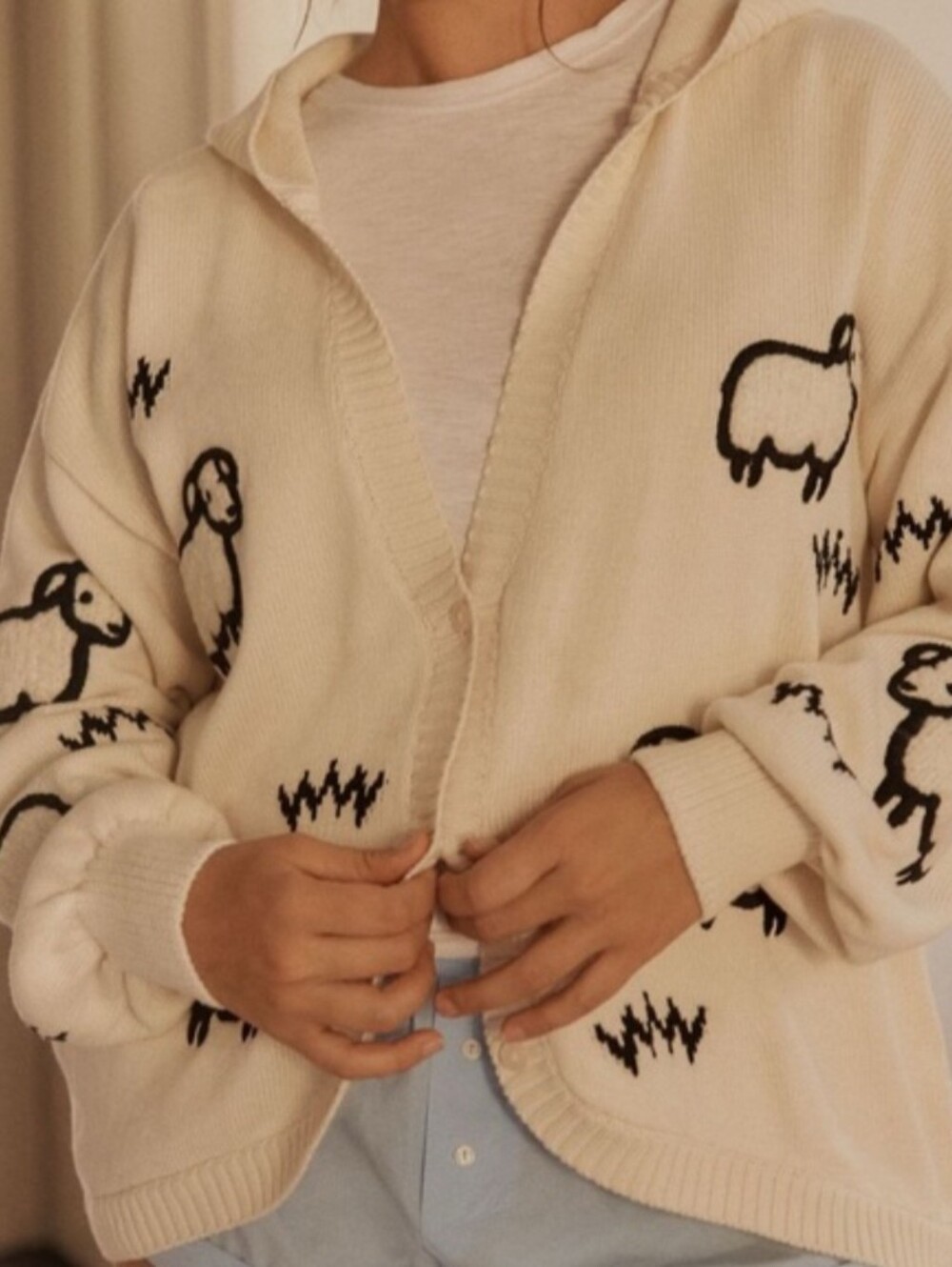 Lyrebird X Anthropologie Hooded Cardigan